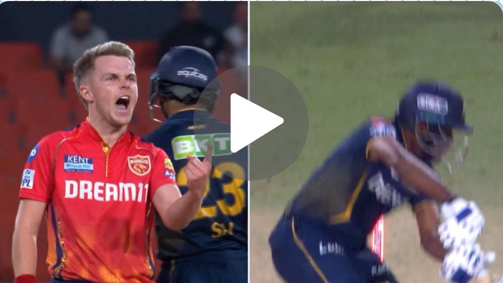 [Watch] Sam Curran's Aggressive Celebration As Sai Sudharsan Gets Cleaned Up